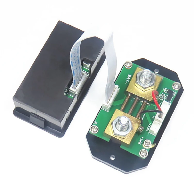 

HOT-2X VA7510S измеритель напряжения и тока, 100A 6-75V/0V-120V DC Амперметр Вольтметр монитор выходной заряд и разряд батареи