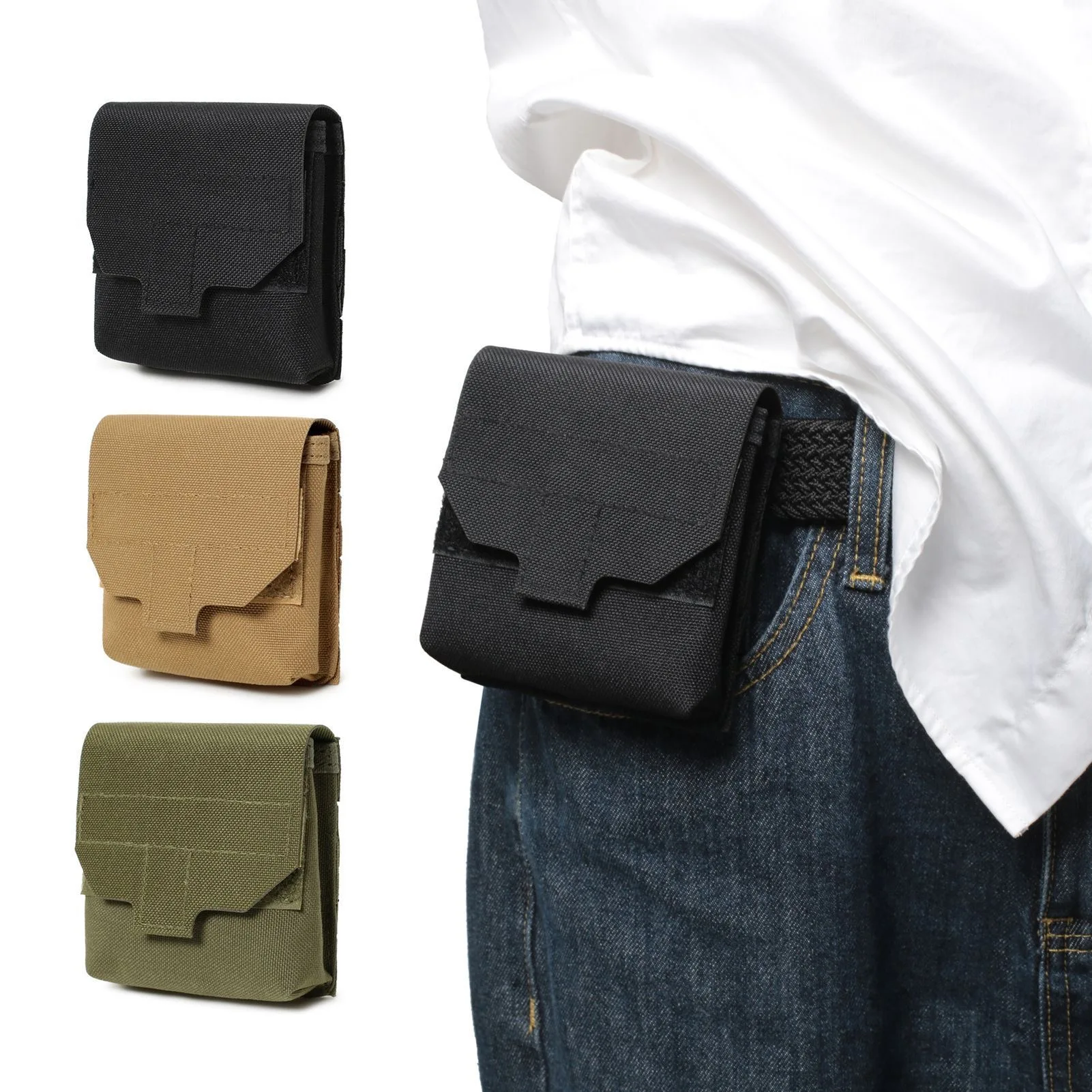 Nylon Mini Utility Pouch for Camping and Hiking