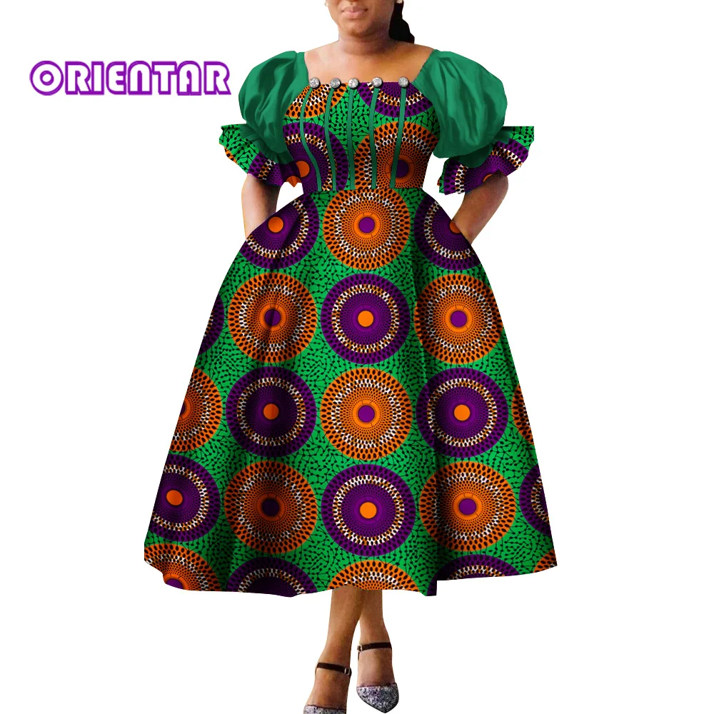 African Clothing|Women's African Wear|Ankara Short Gown|Prom Mini Gown –  Splendor Of Africa