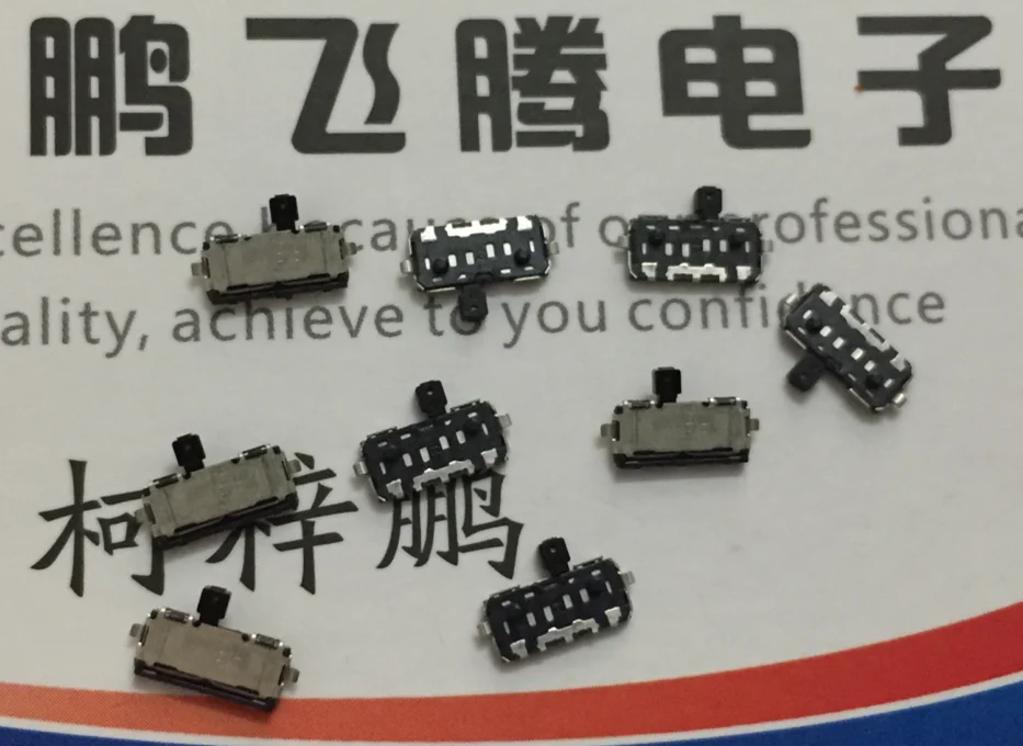 

10 шт./лот Япония SSAD110300 тонкий переключатель 3/5 футов 2 шестерни SMD раздвижной выключатель питания