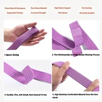 Long Resistance Loop Band Set Unisex Fitness Yoga Elastic Bands Hip Circle Thigh Squat Workout Cloth Legs Butt Exercise - Image 4
