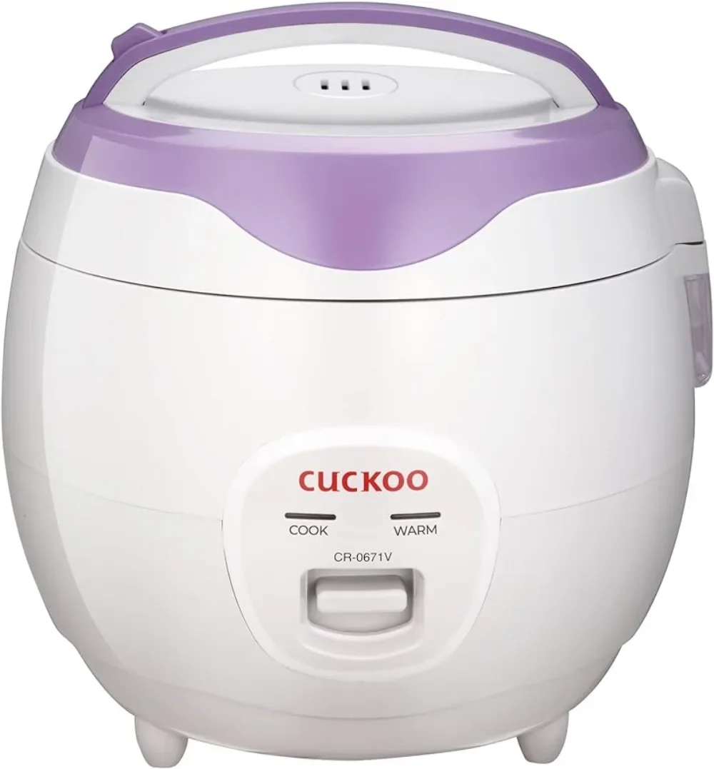 

Cuckoo CR-0671V Rice Cooker, 3 Liters / 3.2 Quarts, Violet/White