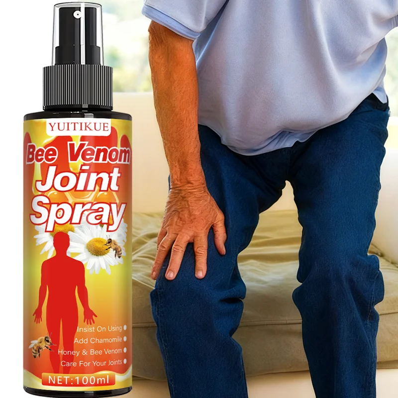 YUITIKUE Bee Venom Joint Spray - Consistently use it with added chamomile, honey, and bee venom to care for your joints