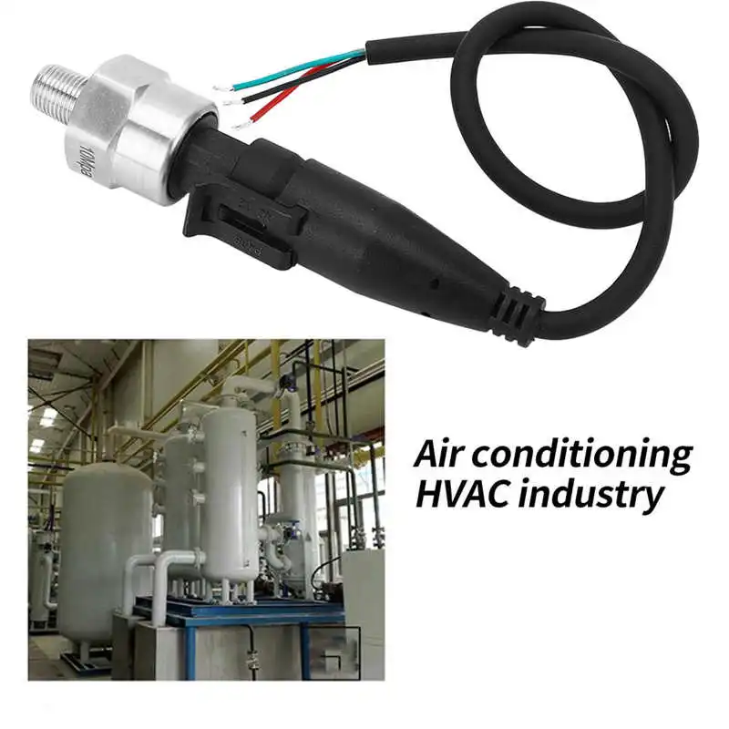 Pressure Transducer 0‑10Mpa Sender Stainless Steel Sensor 1/8in 27NPT Thread 0.5‑4.5V For Oil Fuel Water hot