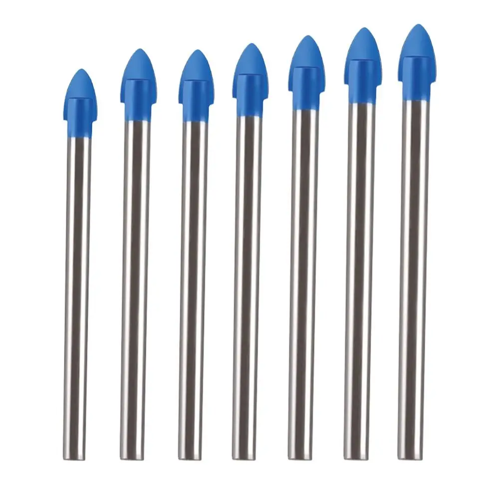 

Glass Drill Bits 3mm-12mm Triangular Metal Drill Bit Multi-function Carbide Power Diamond Tile Bits Wall Ceramic Hole Opener