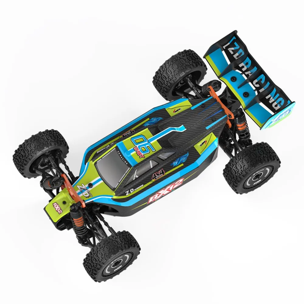 ZD Racing BX-12 Buggy RC 1/12 4WD 70-80km/h Brushless RTR Zelen