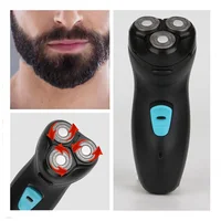 Professional Corded Electric Man Beard Shaver Razor 3D Float Rotary Mustache Close Shave Face Grooming Haircut Whisker Clipper 2