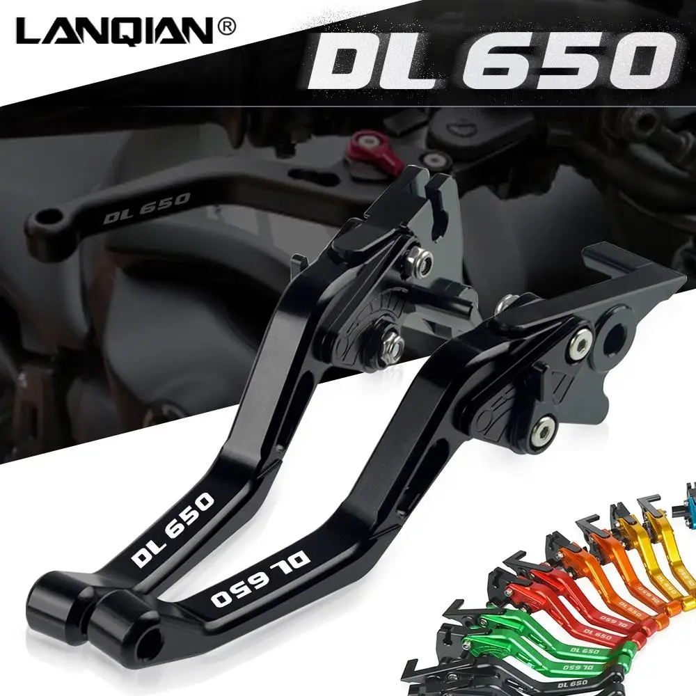 

For Suzuki DL650 V-storm Motorcycle Aluminum Adjustment Brake Clutch levers DL 650 VSTROM 2011-2018 2016 2017 Accessories