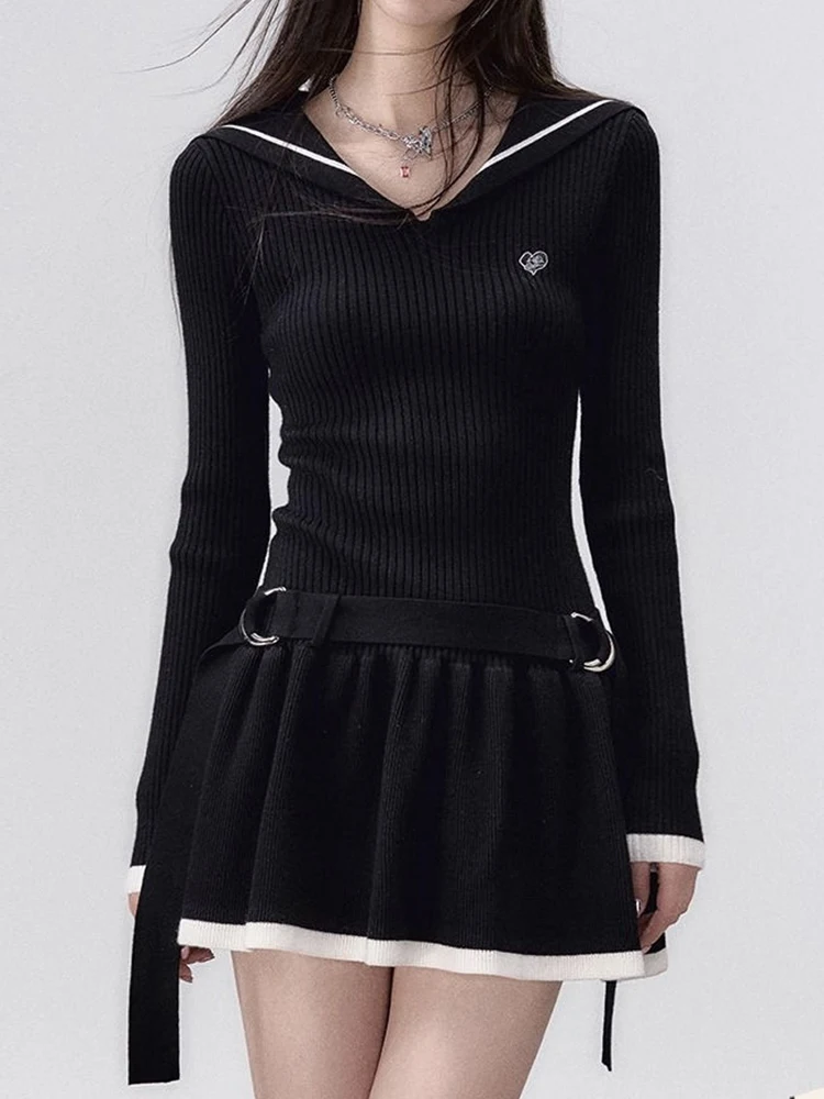 black preppy dress Stacey Dress | Women's Party Cocktail Dress main image 1