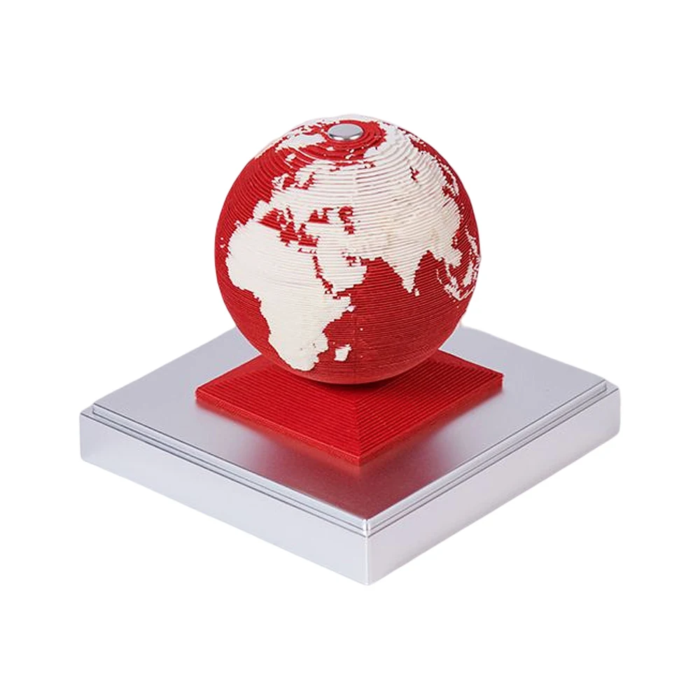 

Earth Calendar Creative 8.9 X 8.9 X 8.9 Cm Gift Paper Blue DIY Red Desk Decor