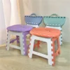 Foldable Stool Portable Outdoor Fishing Stool Creative Stall Plastic Small Bench Hand Showing Camp Folding Bench 5