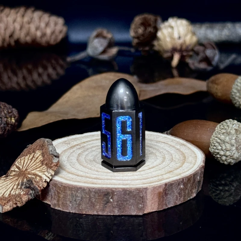 D6 Bullet Dice DND RPG Table Board Games Polyhedral Right Angle Number Dice Kit DND Solid Bullets for Role Playing Games
