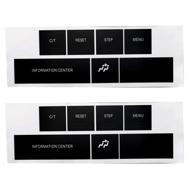 Car Center Console Button Repair Stickers For Chrysler For Jeep Control 05-09 Information Repair Stickers
