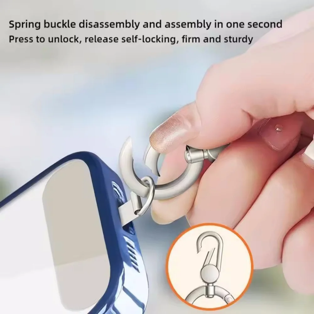 Rotatable Anti-Lost Phone Case Lanyard Clip with Detachable Ultra-Thin Design