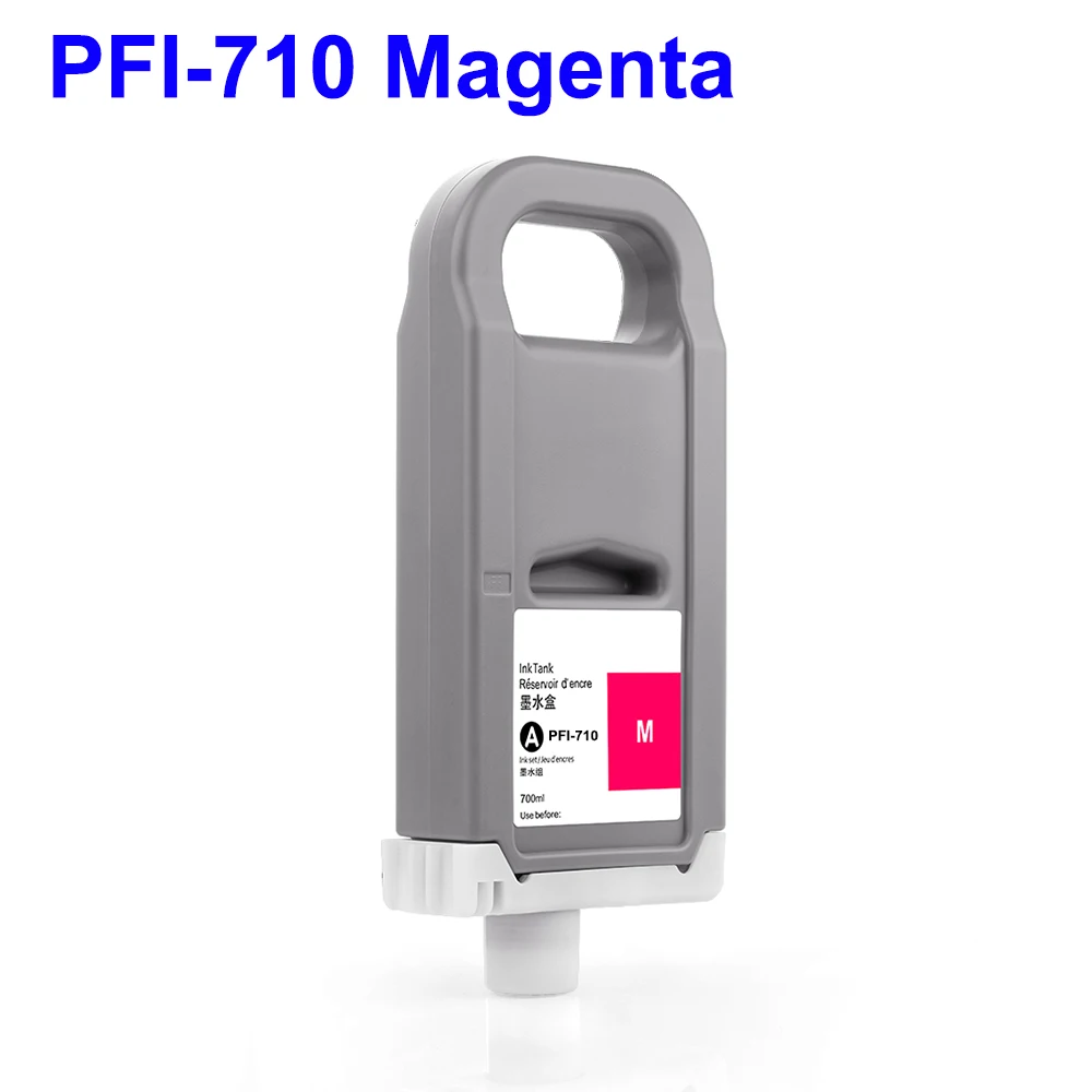 Cartucho de Tinta com Tinta Corante e Chip Tintas para Canon Tx2000 Tx3000 Tx4000 Pfi710 Pfi710 - Imagem 3