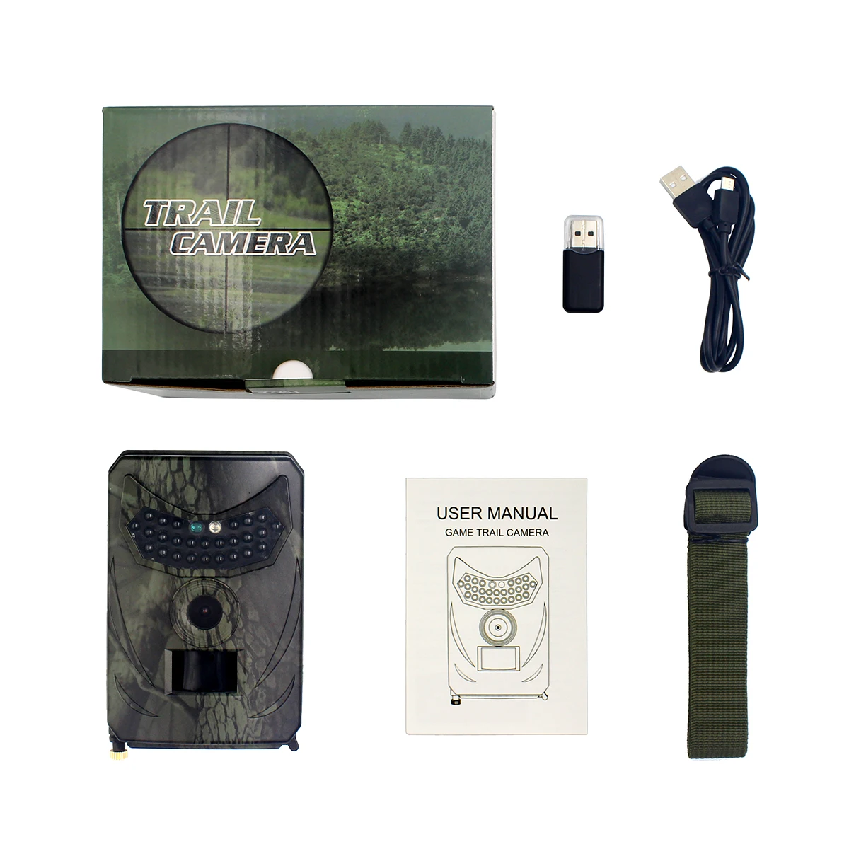 20MP 1080P Hunting Trail Game Camera Security Camera IP54 Waterproof Outdoor Infrared Night Vision Hunting Scouting
