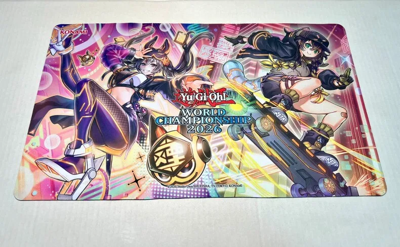 Yugioh I:P Masquerena & S:P Little Knight Playmat TCG OCG Trading