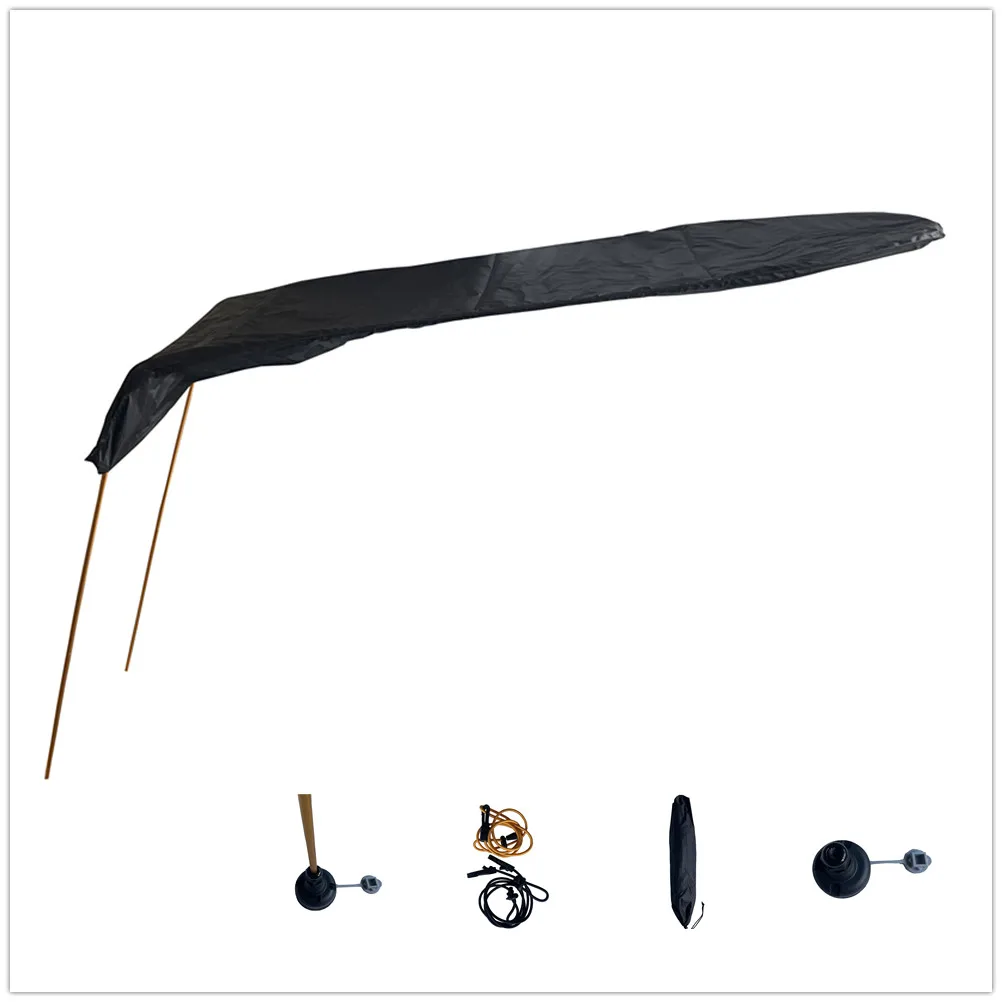 Portable Sun Rain Canopy Fishing Kayak Sun Shelter Sailboat Awning Top Cover
