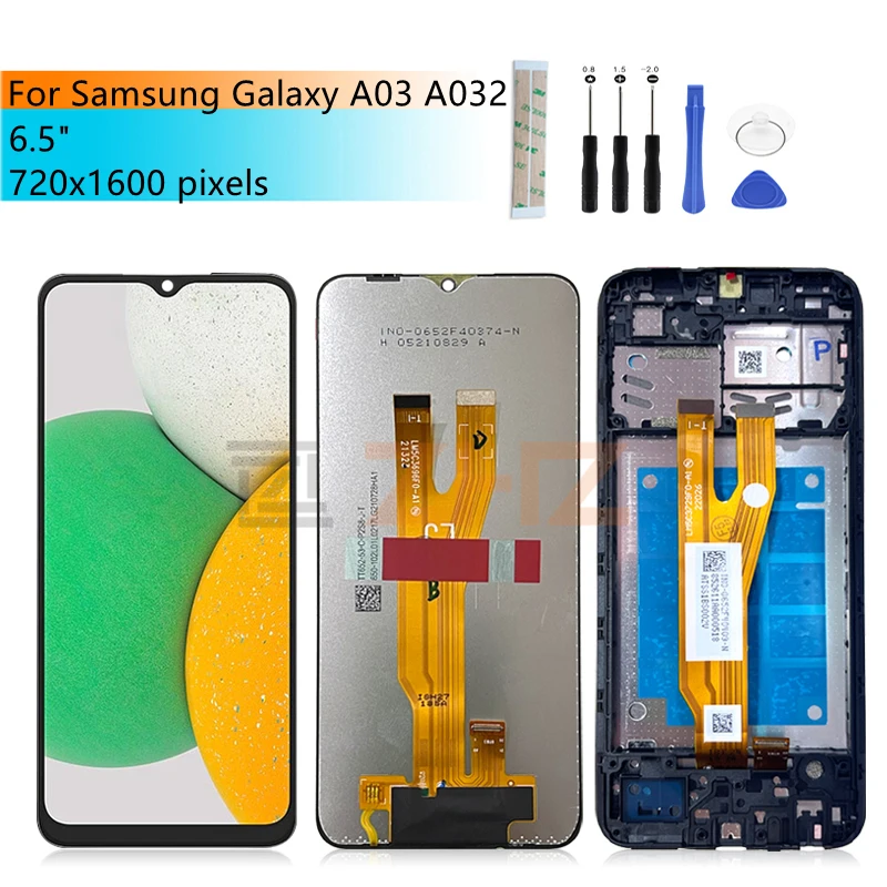 

For Samsung Galaxy A032 LCD Display Touch Screen Digitizer Assembly For Samsung A03 Core Screen Replacement Repair Parts 6.5"