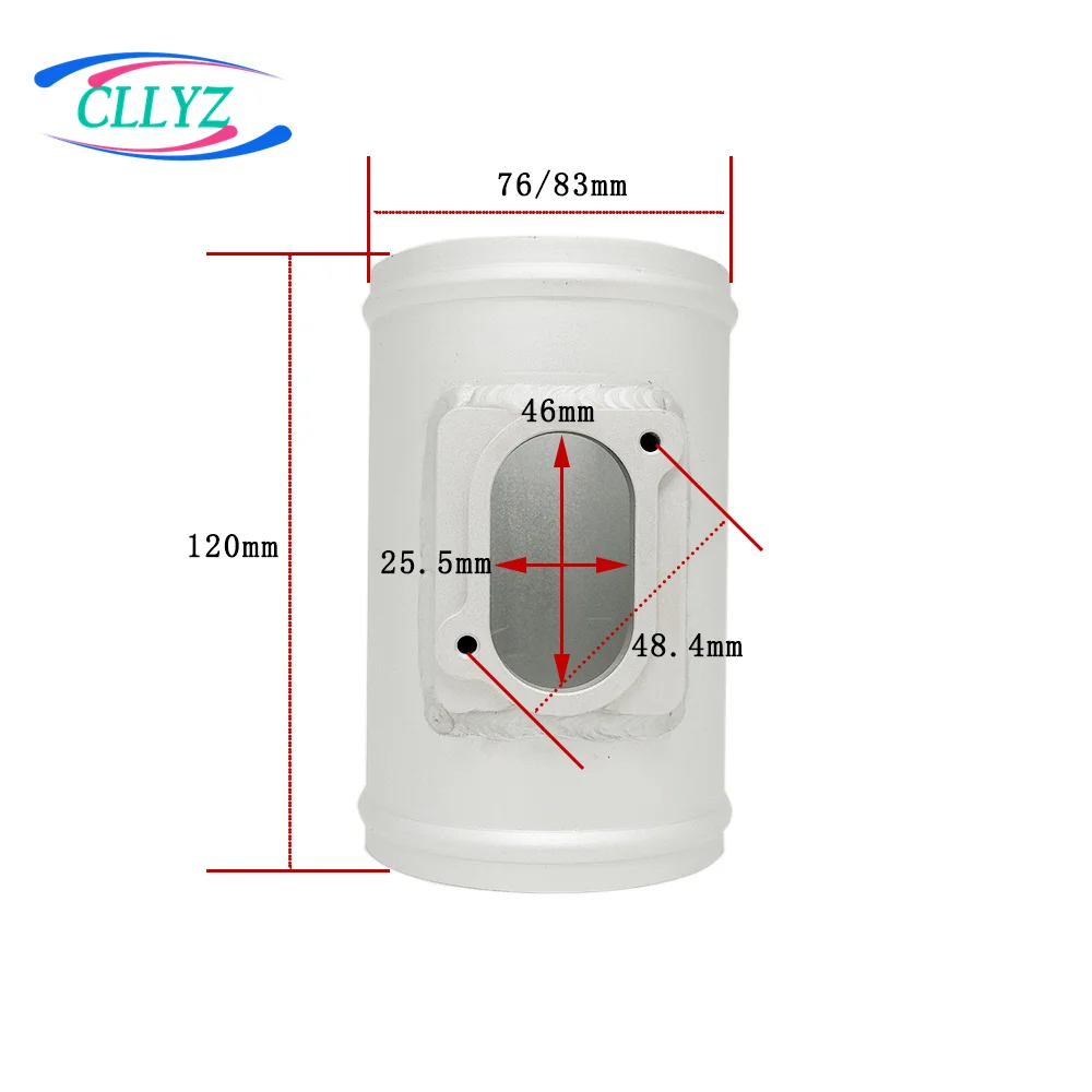 공기 흐름 센서 어댑터 MAF 브래킷, BMW 228i 320i 328i 428i 528i M3 M4 M5 M6 X1 X3 X4 X5 Z4 미니 쿠퍼용 자동차 부품, 76mm, 83mm