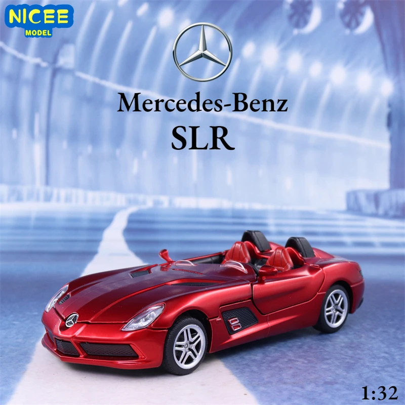 

Модель спортивного автомобиля-трансформера в масштабе 1:32 Benz SLR, модель литая из металлического сплава, модель автомобиля со звуком светильник, коллекционная детская игрушка, подарок A86