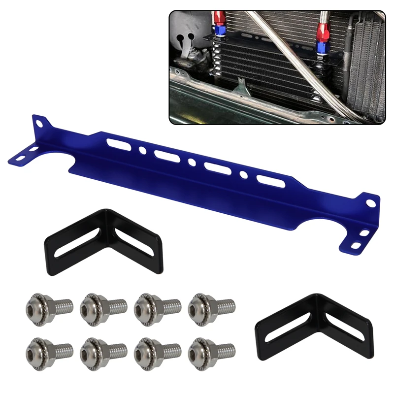 Oil Cooler Bracket Universal 262mm Transmission Oil Cooler Mounting