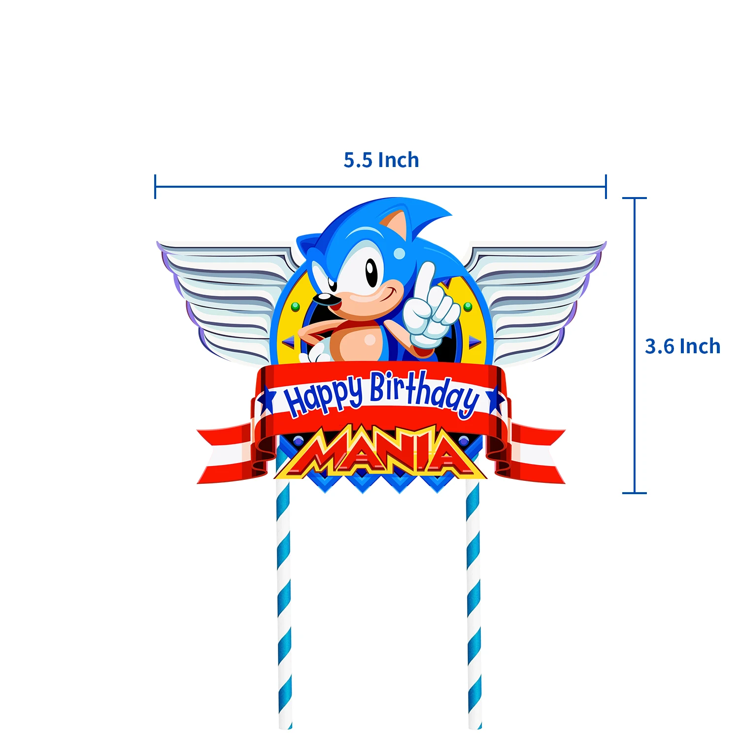 Sonic Birthday Party Decoration Articles Kids Toys 6th Balloons Set  Hedgehog Game Flag Pulling Cake Topper Paper Plate Cup - Animation  Derivatives/peripheral Products - AliExpress