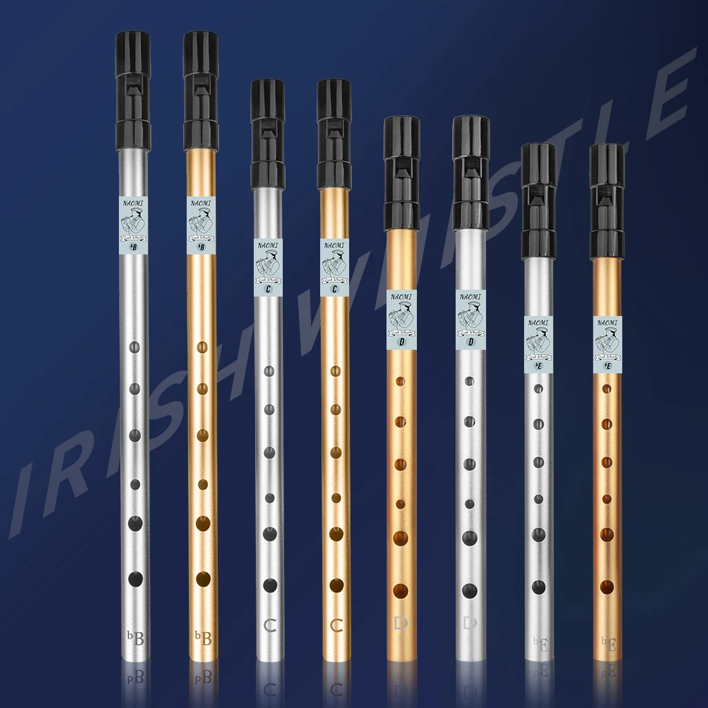 NAOMI Ireland Flute Tin Penny Whistle Professional Irish Whistle Flute