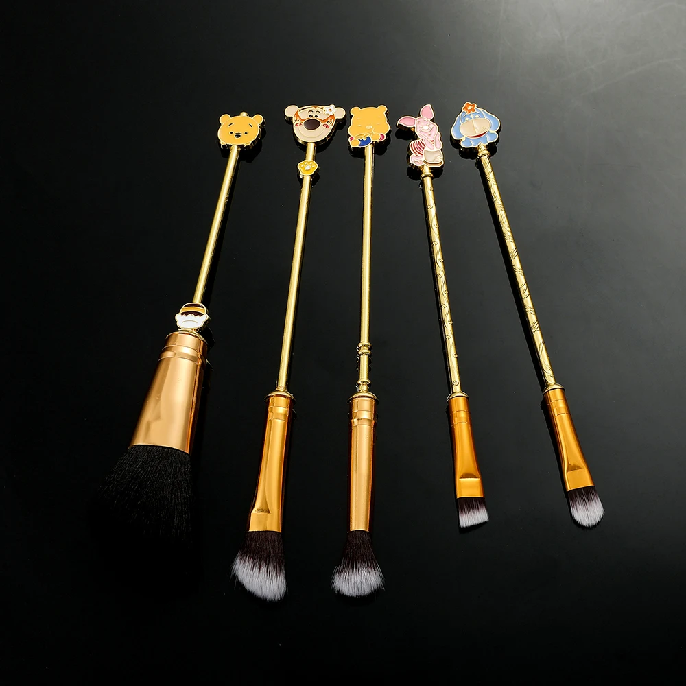 Description Picture 6 of item5Pcs/Set Kawaii Pooh Bear Piglet Tigger Eeyore Makeup Brushe Sets Professional Beauty Cosmetic Tool Eyeliner Gift for Girlfriend