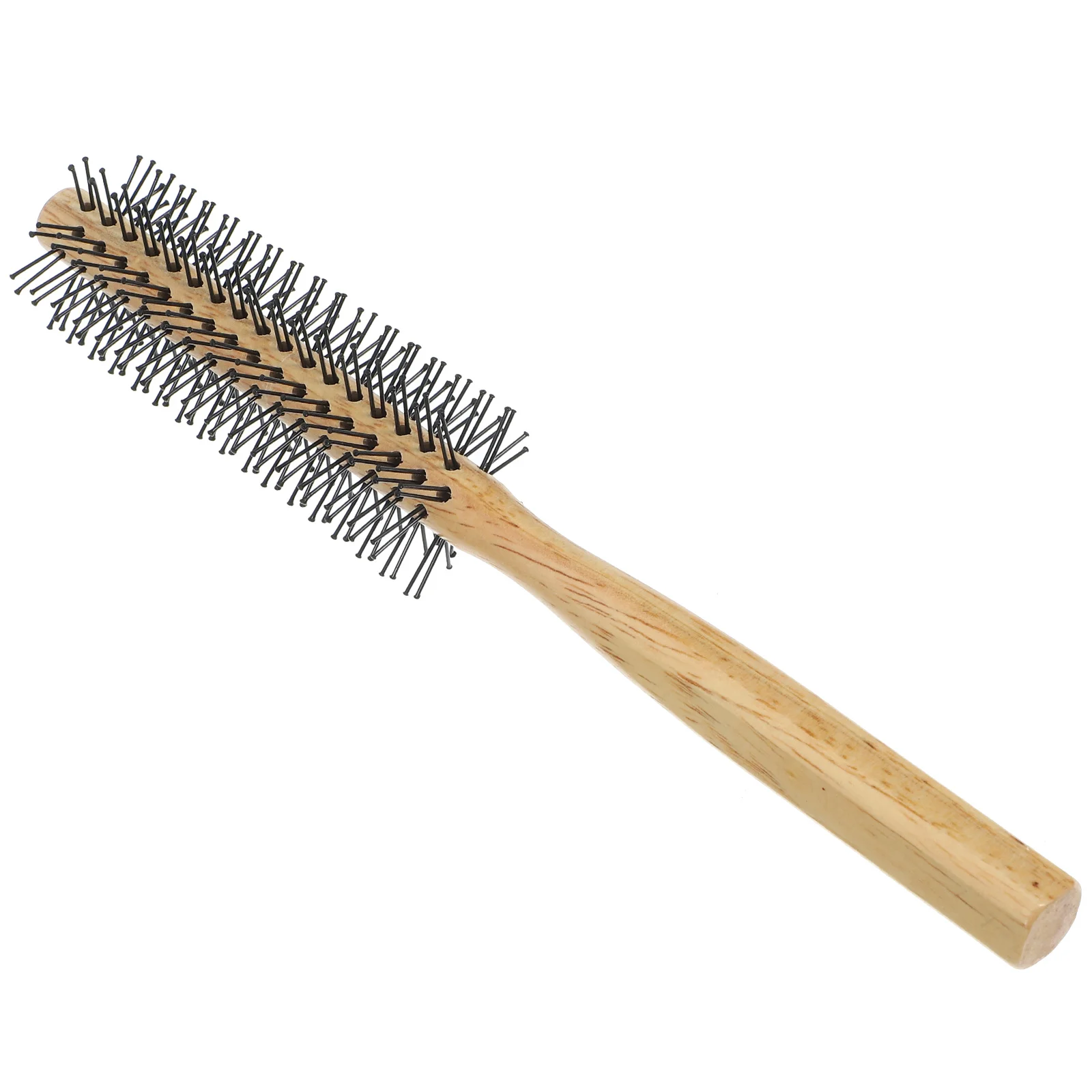 

2/1pc Round Hair Brush Blow Drying Comb Household Blow Styling Comb Small Round Brush Wooden Roller Comb