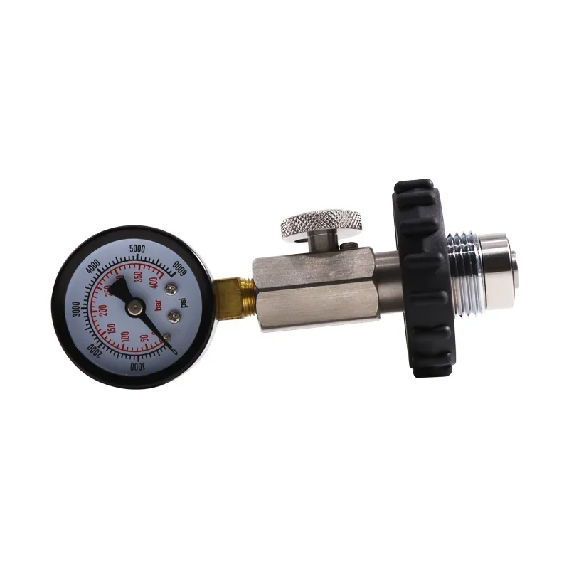 6000Psi Air Tank Testing Pressure Gauge Valve High Pressure Filling Station with