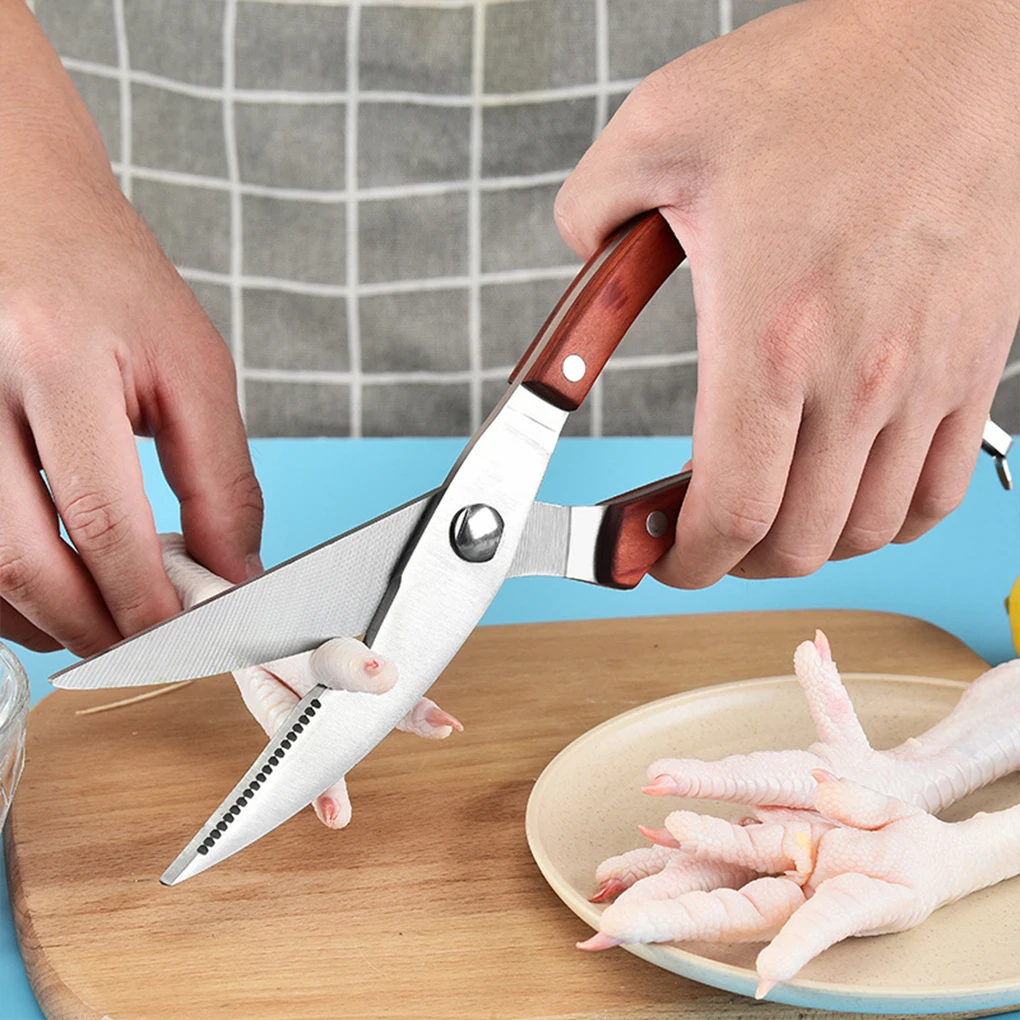 Kitchen Scissors Stainless Steel Chicken Bone Duck Shears Meat