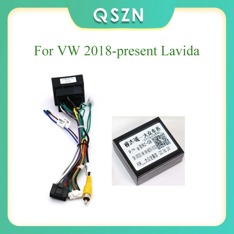 

Car Audio Stereo Radio Canbus Box VW-RZ-08 For VW 2018-present Lavida Wiring Harness Power Cable