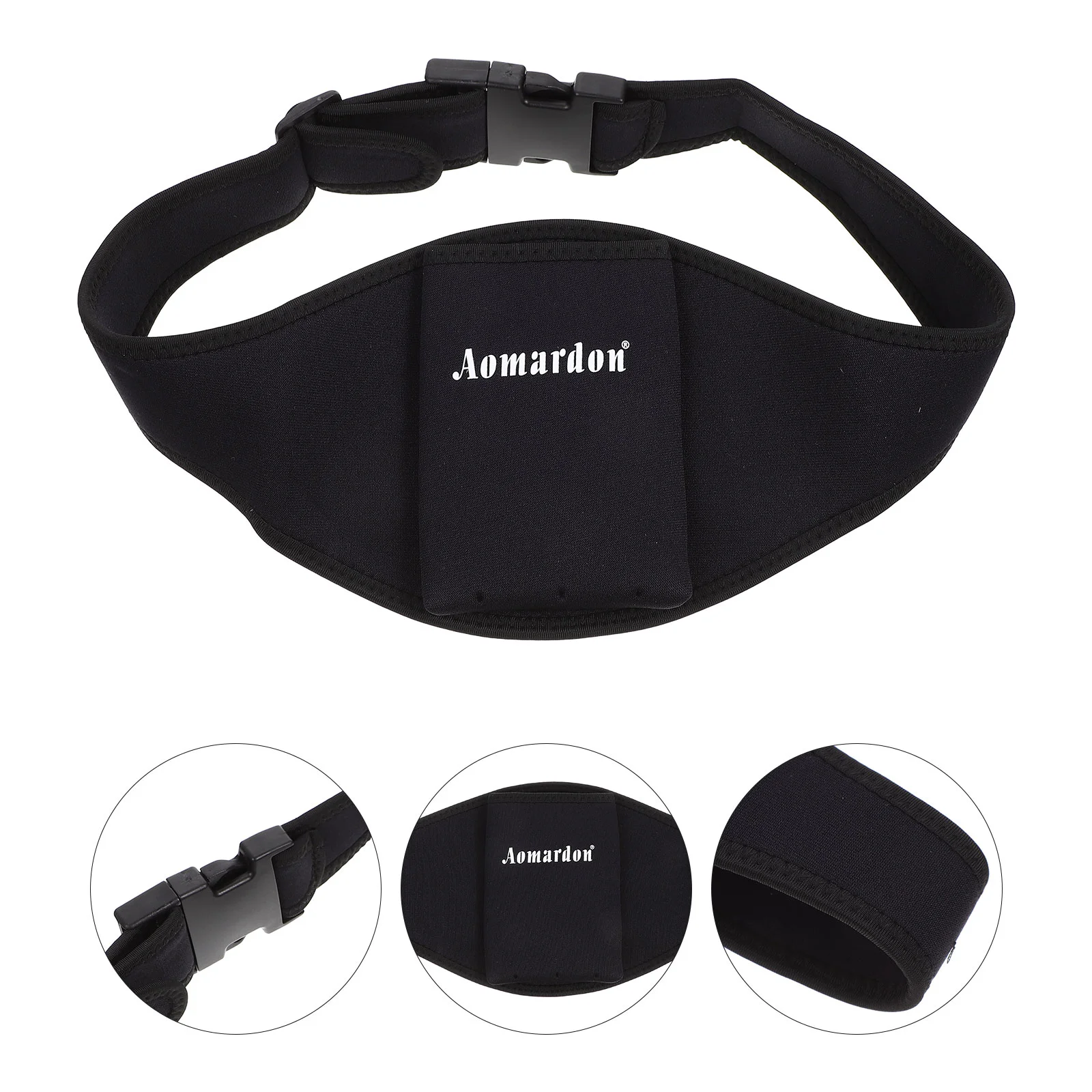 Microphone Transmitter Carrier Adjustable Microphone Belt Portable Mic Belt Pack for Teacher Outdoor Instructor