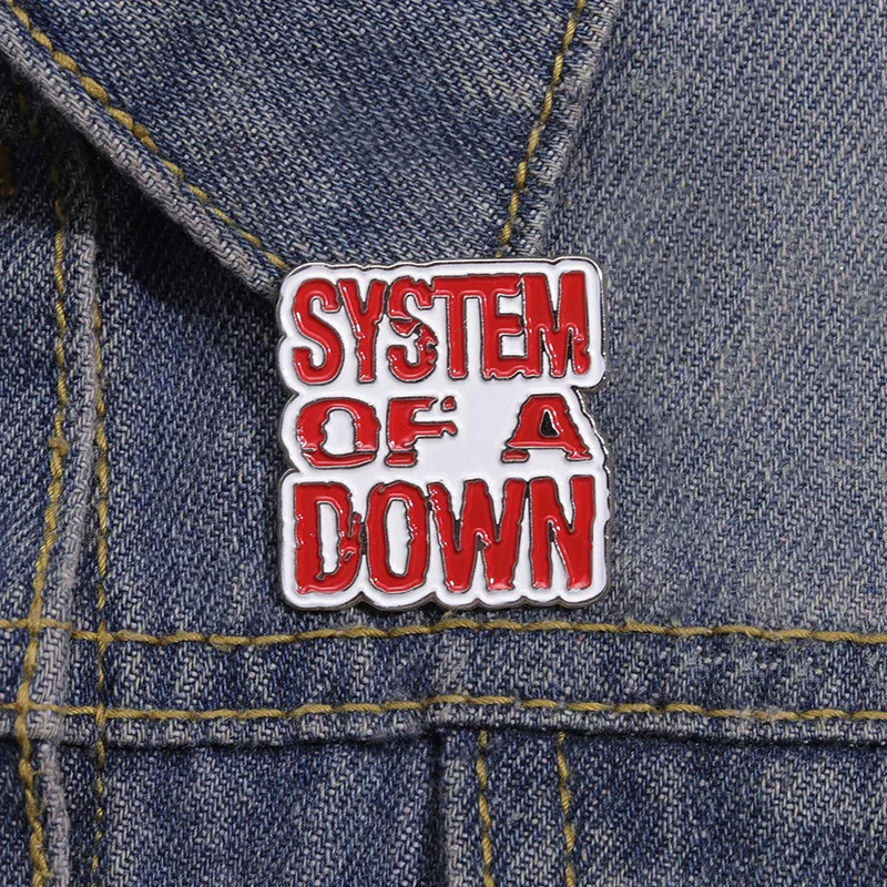 Creative Rock Music Band Enamel Pin Fun Badge Accessories