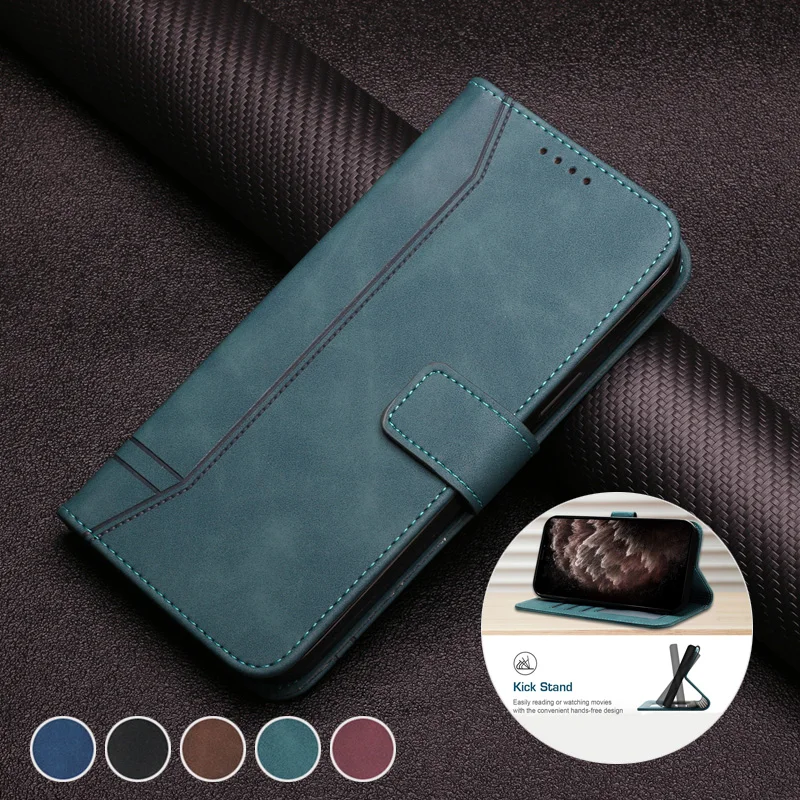 Custodia A Portafoglio In Pelle Per Samsung J7 2017 J6 2018 J6 Plus J5 2017 J4 2018 J3 2017 S23 S22 Plus S21 Ultra S20 Fe Note 20 20 Ultra
