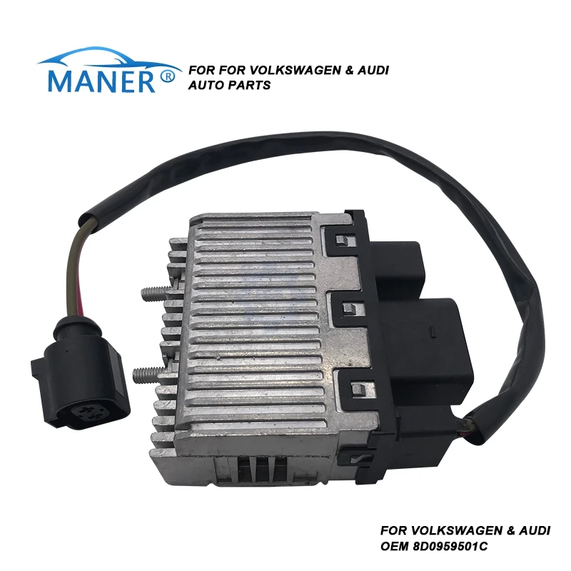 

MANERI 8D0959501C Fan Control Unit Module For Audi A4 1998-1999 A6 1998-2005 Passat 1997-2005 Skoda Superb 2002-2008 2.8L
