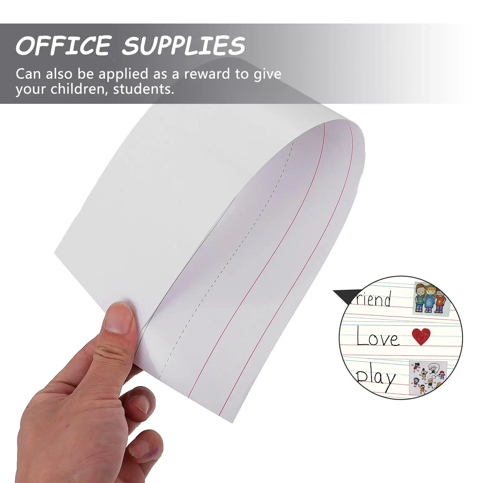 50pcs Dry-Erase Sentence Strips School Learning Sentence Strips Office Supplies