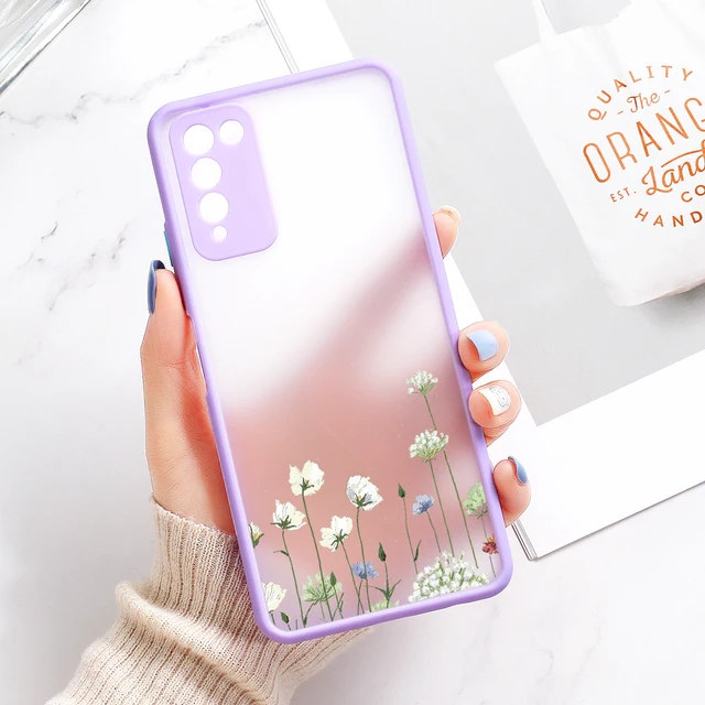 P30 Pro Case for Huawei P30 Lite Case P20 Pro P40 Lite Flower PC Cover Honor 50 8A 9X 8X 9A 9C 20 Y6 Y9 Prime 2019 Nova 5T Funda 2OC04