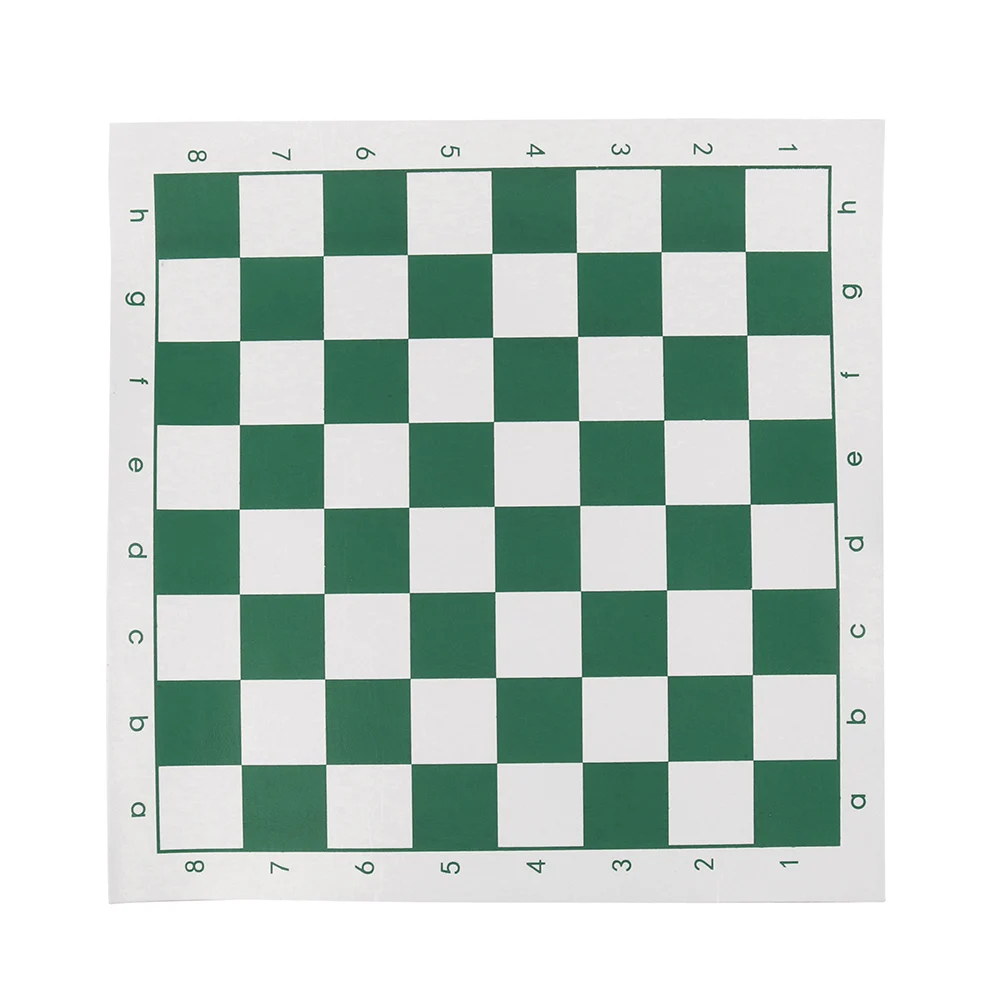 34.5x34.5/42x42cm PVC Leather Tournament Chess Board For Children's Educational Games Entertainment Board Games Foldable Chess Board