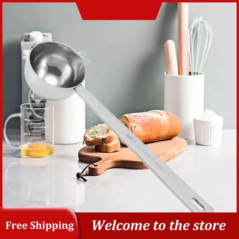 

15ml/30ml Long Handle Stainless Steel Milk Coffee Powder Scoop Measuring Spoon