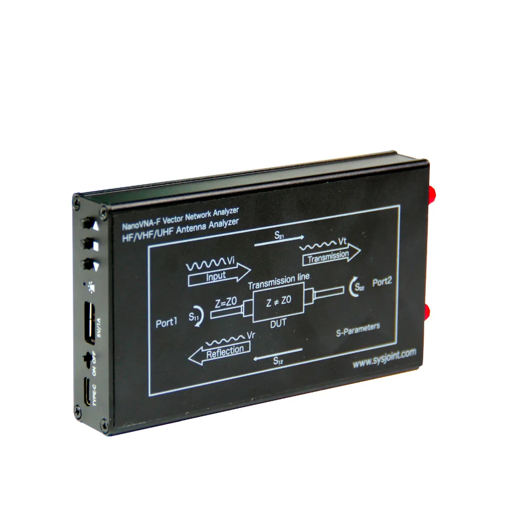 SA6 V2 50KHz-3GHz Vector Network Analyzer HF VHF UHF VNA 4.3 Touchscreen 5000mAh High Precision Antenna Analyzer 5000mAh