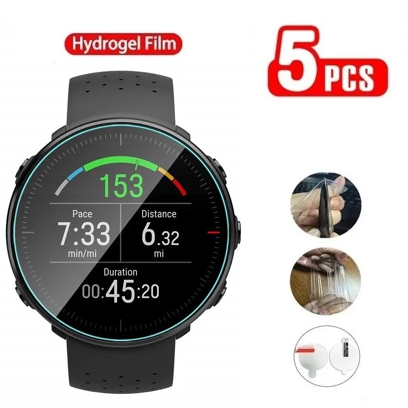 

Protective Film On For Polar Unite Grit X Smart Watch Screen Protector Not Glass Hydrogel Film For Polar Ignite 2 Soft TPU Film