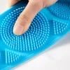 1pc Silicone Body Scrubber Bath Brush Shower Exfoliating Brush Belt Back Scrub Body Cleaner Cleaning Strap Bathroom Accessories 6