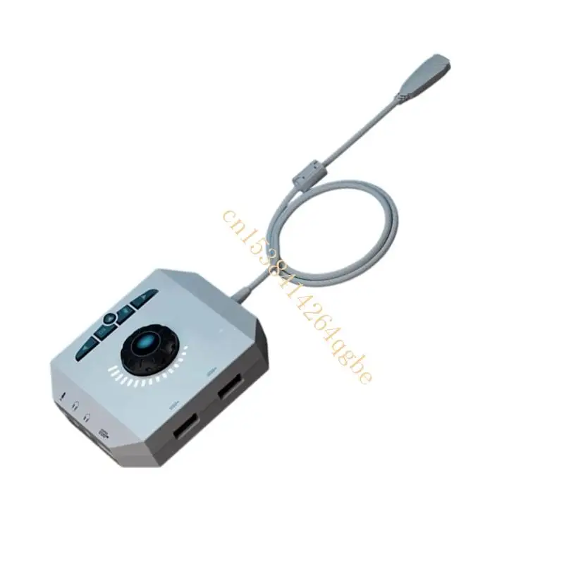 PC용 외부 USB 사운드 변환기 헤드폰 및 마이크용 다중 포트 T5UE