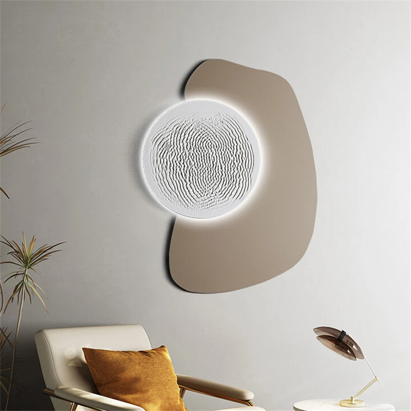 

Italian Light Luxury Wall Decoration Pendant Metal Porch Bedroom Wall Decor Living Room Sofa Background Wall Hanging Decoration