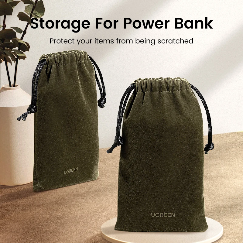 UGREEN Powerbank Storage Bag Waterproof Phone Pouch for iPhone Samsung Xiaomi Huawei Power Bank Case Mobile Phone Accessories