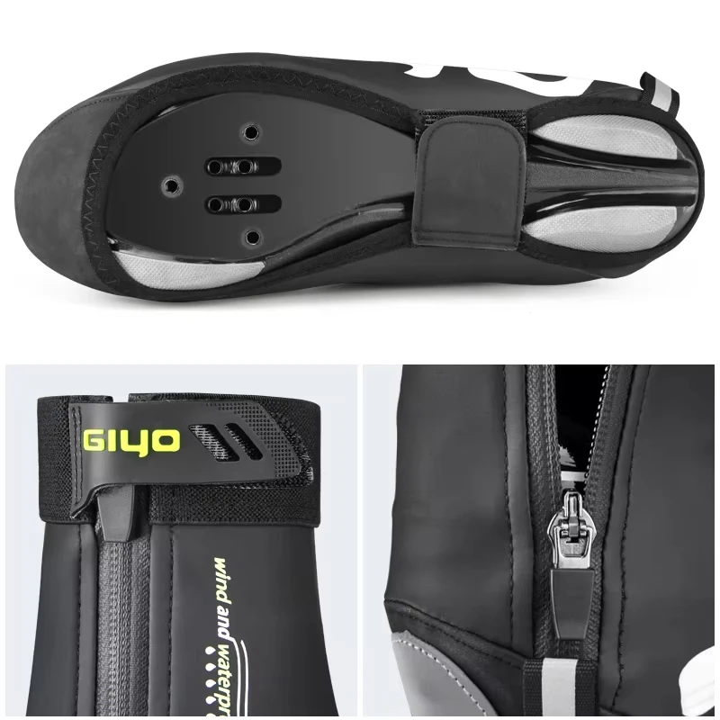 Bicycle Shoe Covers GIYO Bicycle Shoe Cover Waterproof Cycling MTB Road Bike Racing Men And Women Lock Protector