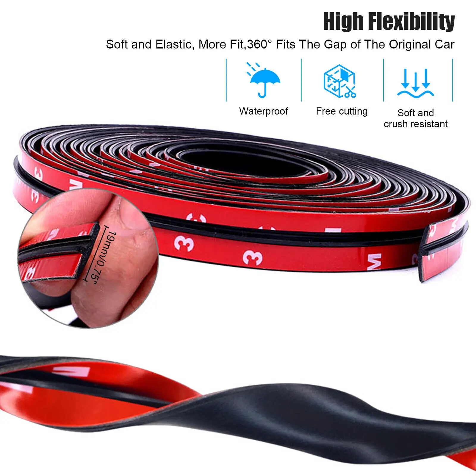 Rubber Car Seals Edge Sealing Strips Auto Roof Windshield Car Sealant