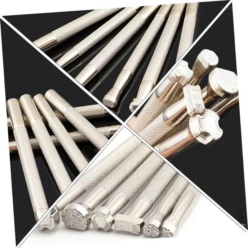 Leather Stamping Tools Leather Stamps Punch Tool Carving Craft Tools Saddle Making for DIY Beginners and Professio leather craft stamps leather letter punch